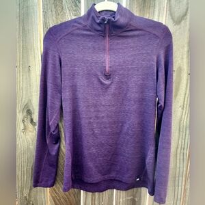 Women's REI Long Sleeve Light Weight Zip Collar Size M